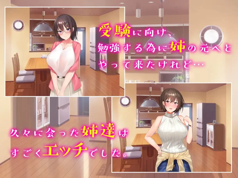 【ダブルパイズリ】姉×僕×姉サンドイッチ -僕を好き過ぎる姉達にはさまれて-